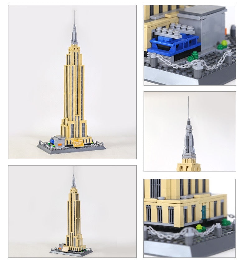 Empire State Building Architecture Set | 1,559-Piece Display Model