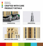 Empire State Building Architecture Set | 1,559-Piece Display Model
