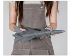 Heavy Stealth Fighter Jet Building Set | 229 Pieces