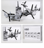 Tiltrotor Aircraft Building Set | 460 Pieces