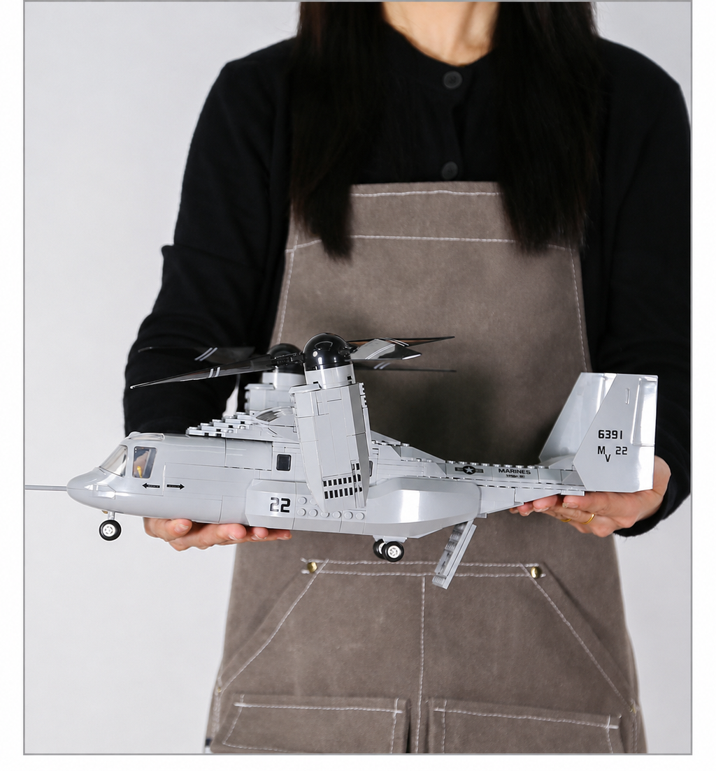 Tiltrotor Aircraft Building Set | 460 Pieces