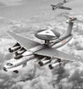 Airborne Early Warning Aircraft Building Set | 217 Pieces