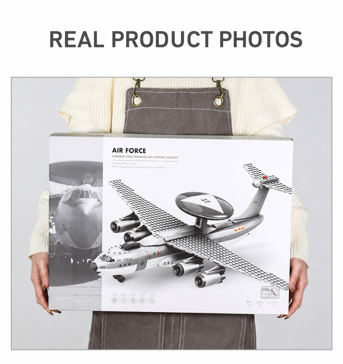 Airborne Early Warning Aircraft Building Set | 217 Pieces