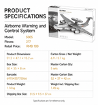 Airborne Early Warning Aircraft Building Set | 217 Pieces