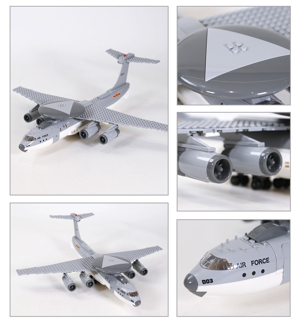 Airborne Early Warning Aircraft Building Set | 217 Pieces
