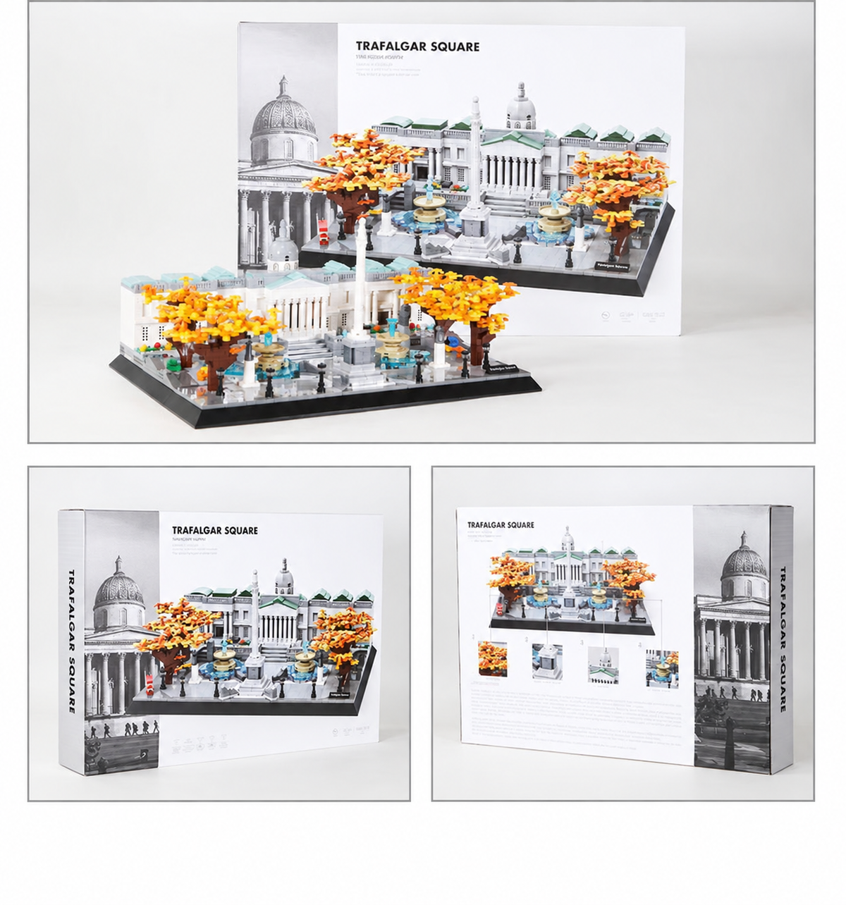 Trafalgar Square London Architecture Building Set | 1,245-Piece Display Model