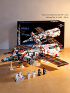 Dawn Core POD Space Station Building Set | Hinged Display Model