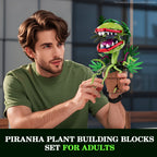 Piranha Plant Building Set | 328-Piece Display Model