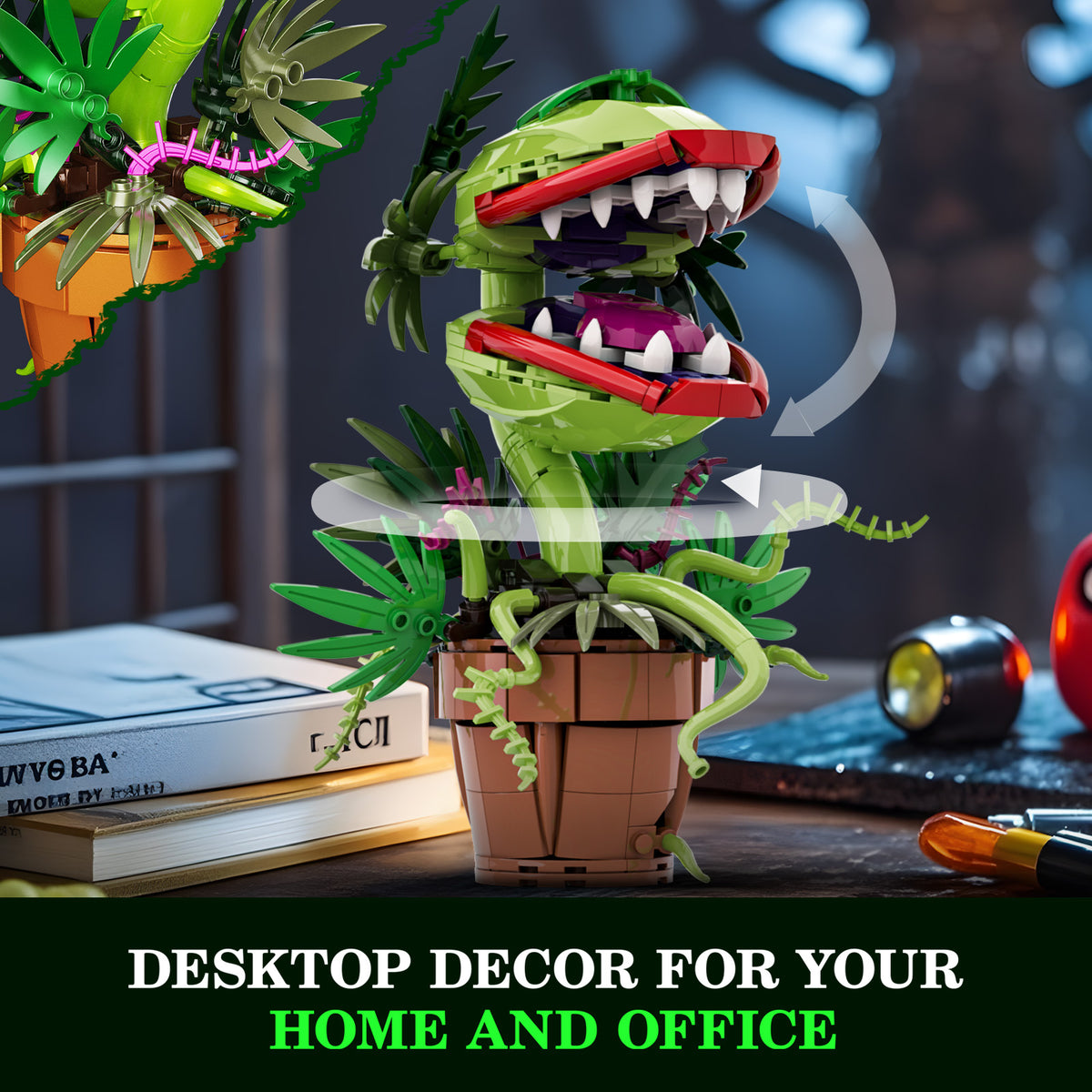 Piranha Plant Building Set | 328-Piece Display Model